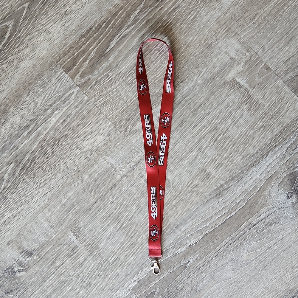 49ers NFL Key Chain Lanyard